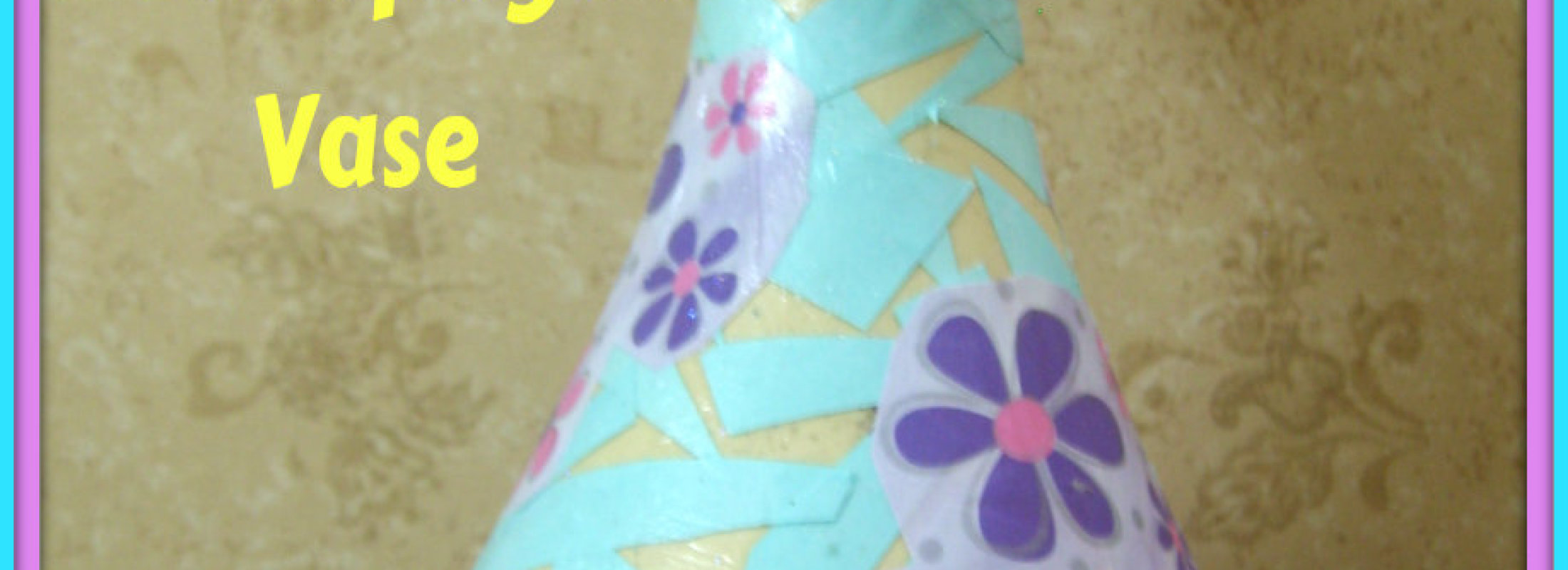 DIY Decoupaged Vase