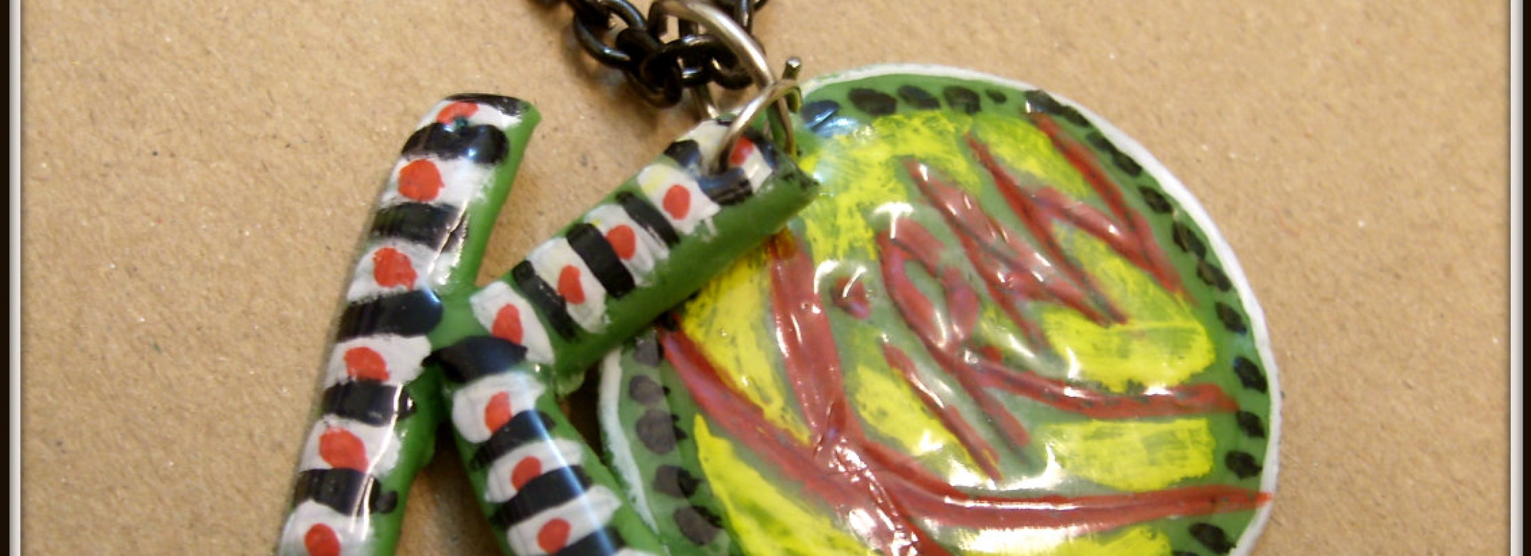 Dough Pendant Making & Mod Podge DM