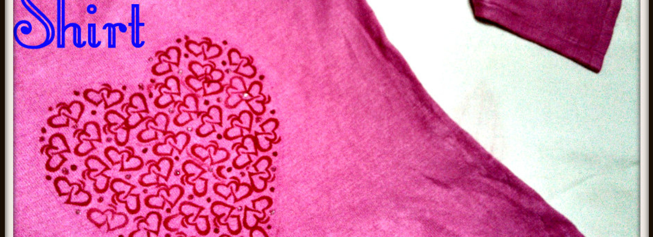 shirt refashion with fabric paints