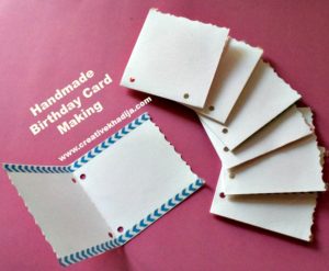 coloring book pages style handmade birthday card