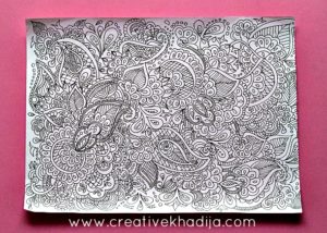 creative henna designs coloring book patterns for sale