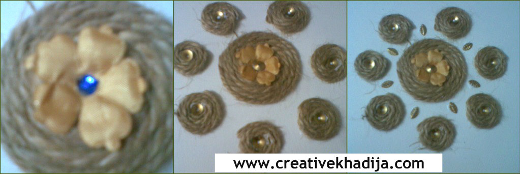 jute card making ideas tutorial