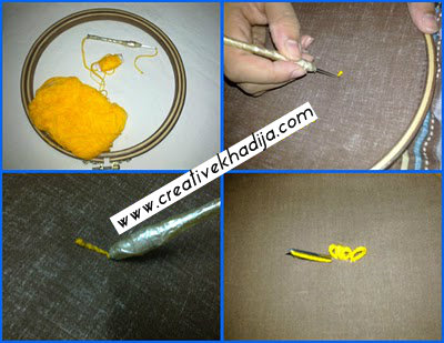 needle hook embroidery tutorial