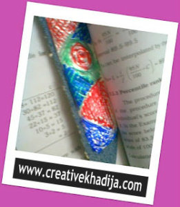 foil sheet crafts bookmark tutorials