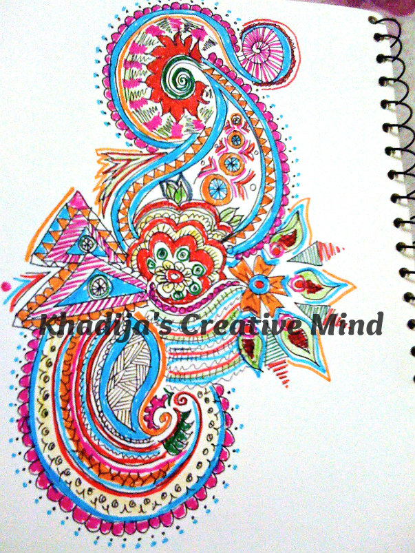 my henna design doodle