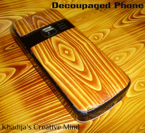 DIY Faux Wooden Cell Casing