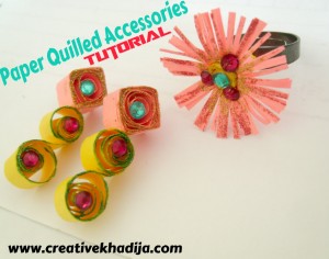Paper Quilled Accessories