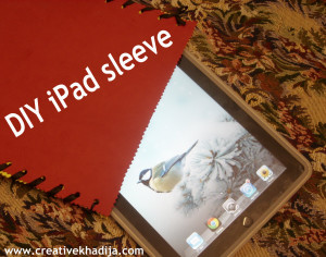 diy ipad sleeve