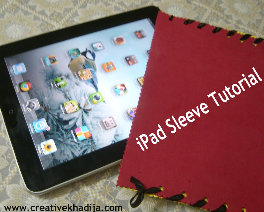 iPad sleeve making idea