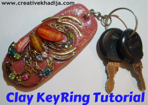 Beautiful Clay Keyring Tutorial