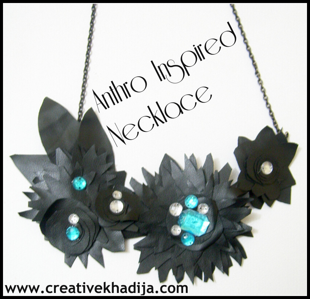 diy anthro inspired necklace
