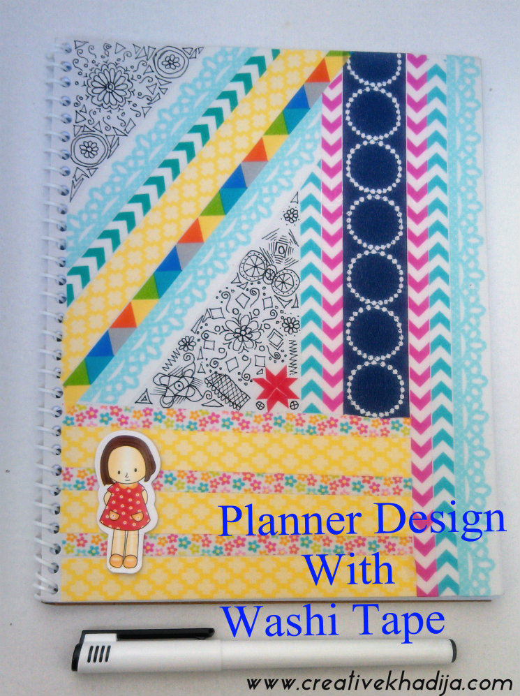 how to design washi tape planner