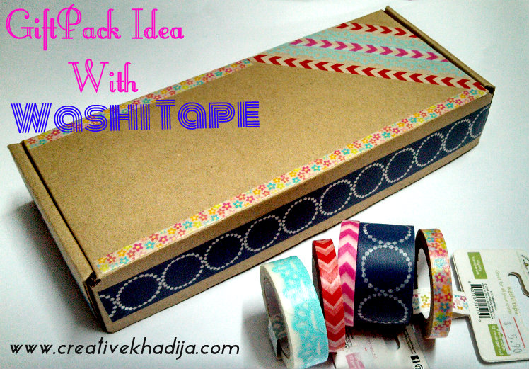gift packing wrapping ideas with washi tape