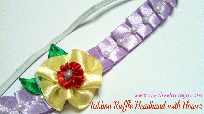 silk ribbons flowers making for headbands