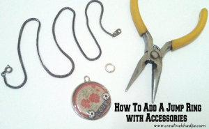 how to add jump ring with accessories pendant