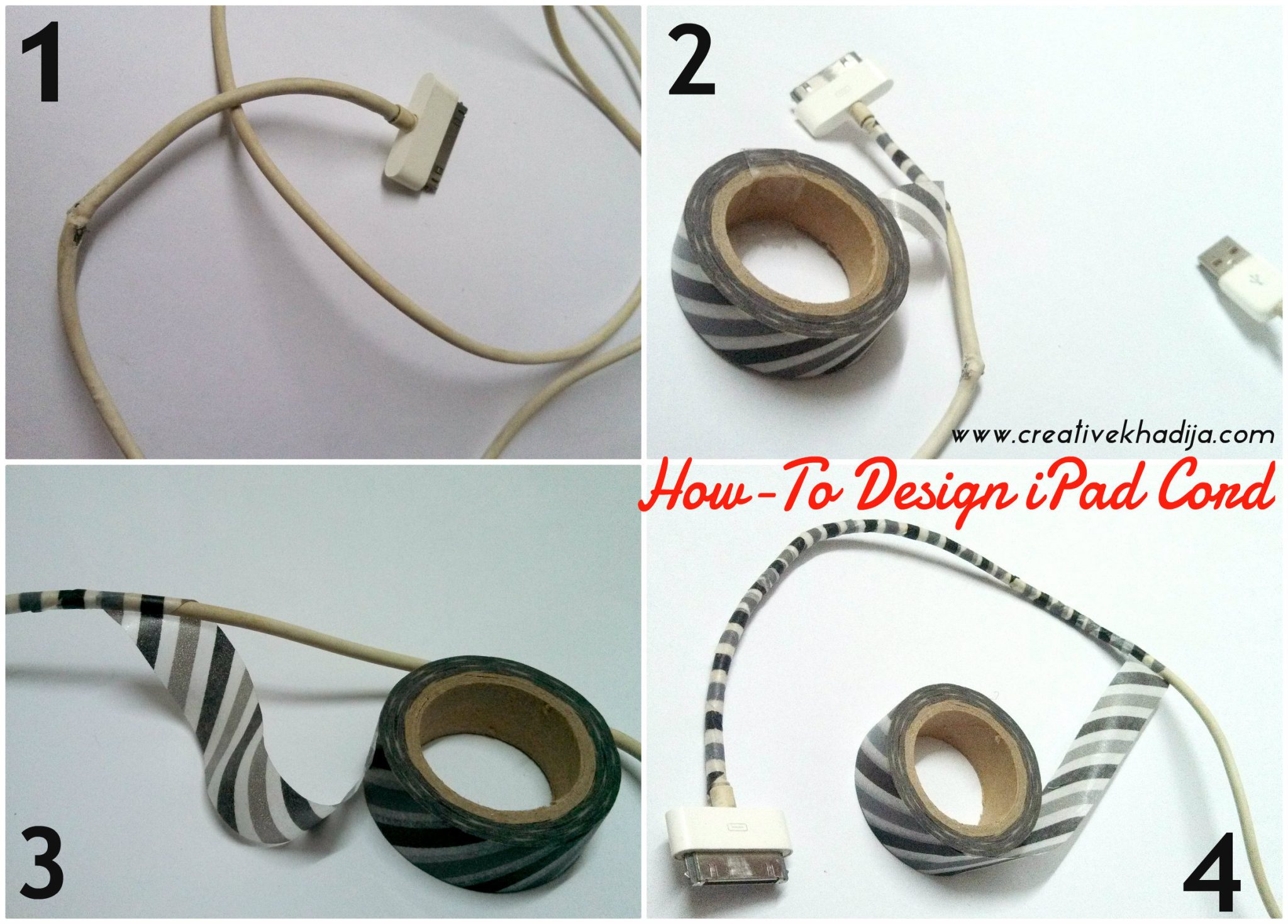 how-to cover iphone cord-cable