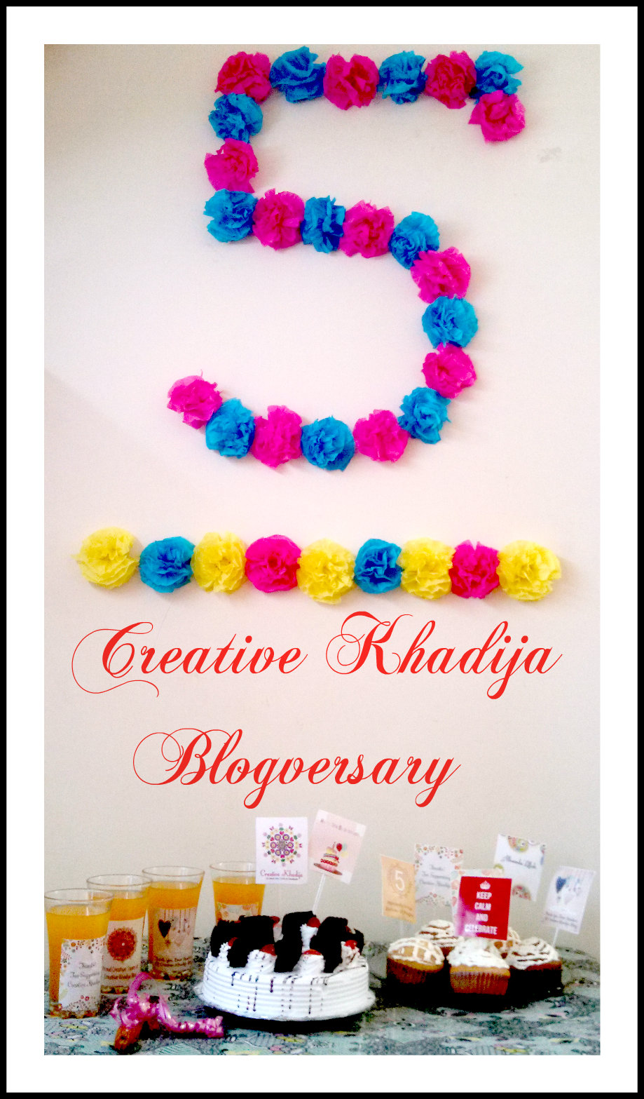 creativekhadija blog birthday blogversary