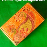 henna style designed box