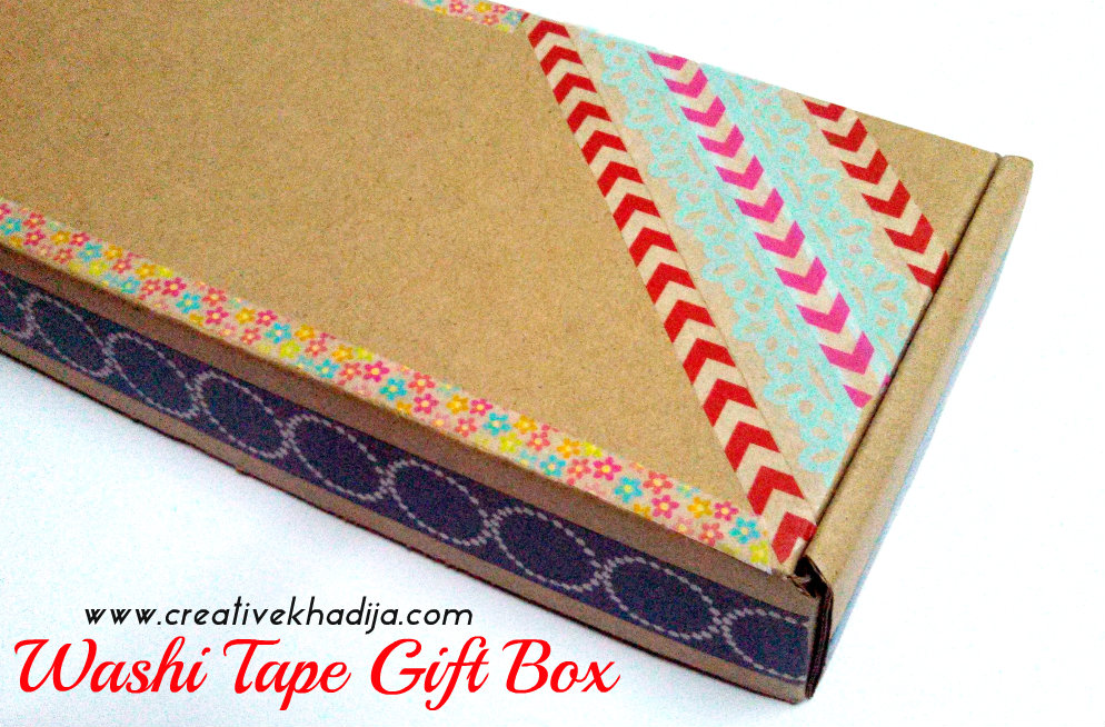 Washi Tapes Designed gift pack idea