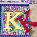 DIY monogram wall art tutorial1