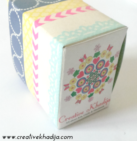 How To Decorate a Gift Box with Washi Tape