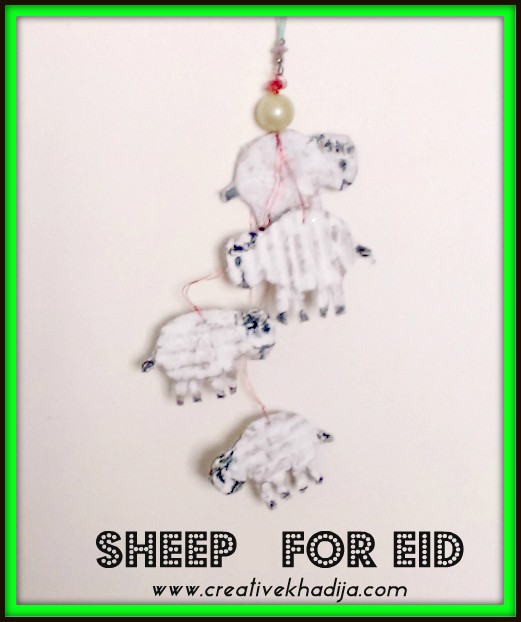 sheep making for Eid-al-adha crafts