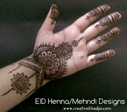 Eid-Al-Adha Mubarak & Henna-Mehndi Designs
