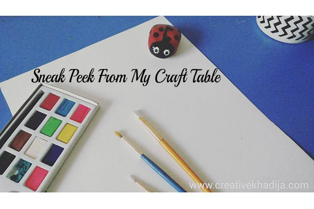 painting with water colors-calligraphy work table inspiration