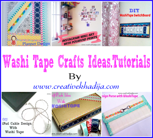 washi tape craft ideas