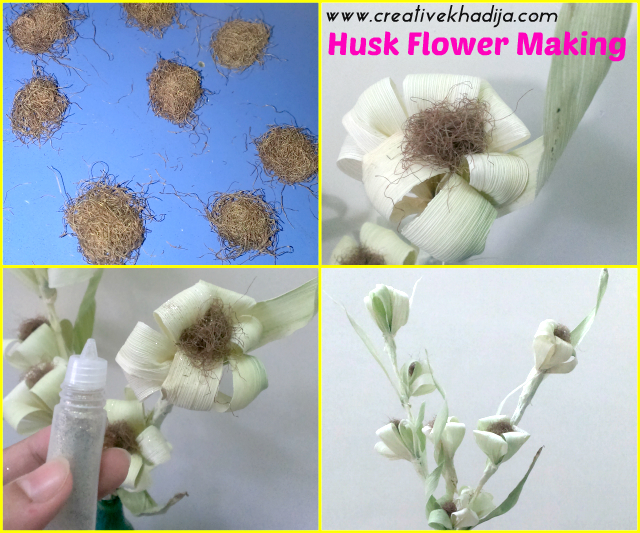 How To Make Corn Husk Flowers Bouquet for Fall