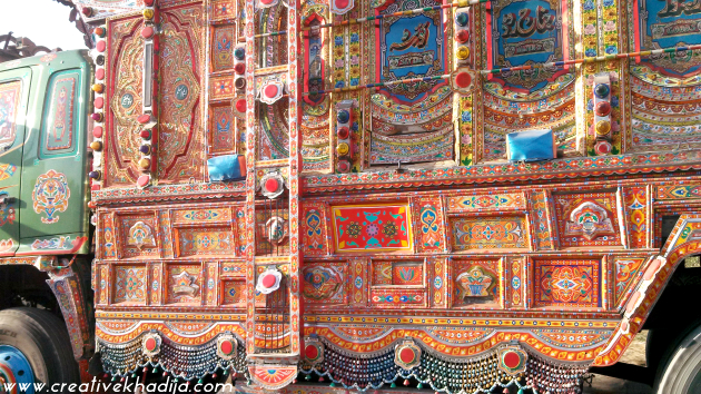 pakistani truck art and rikshaw design work