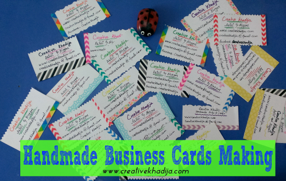 How To Make Handmade Business Cards for Creative People
