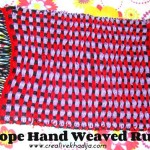 Silk Rope Hand Weaved Rug For Sale