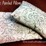 Fabric Paint Quilted Pillows