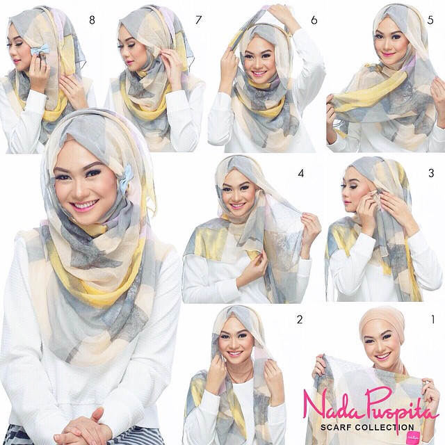 21+ Beautiful Hijab Styles and Scarf Wearing Ideas