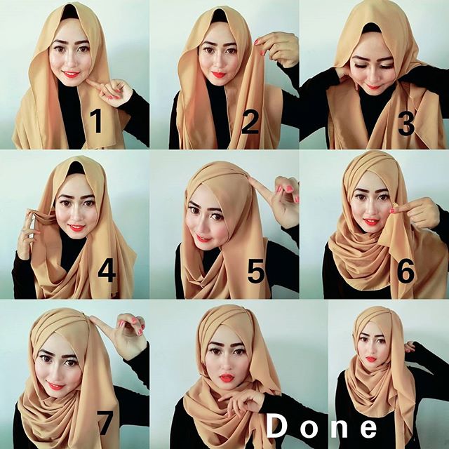 21+ Beautiful Hijab Styles and Scarf Wearing Ideas