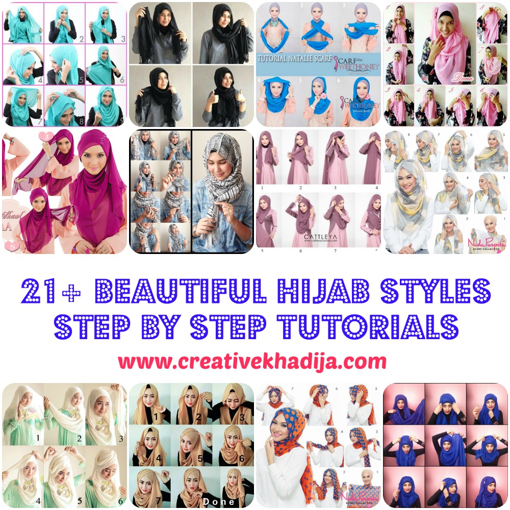 Scarf wearing styles hot sale step by step