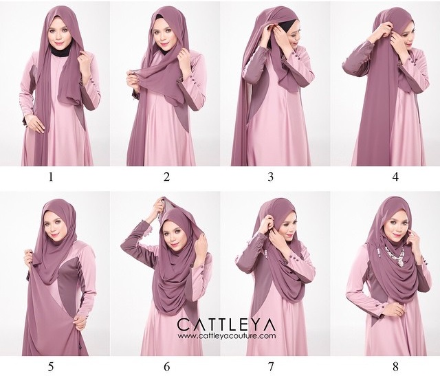 21+ Beautiful Hijab Styles and Scarf Wearing Ideas