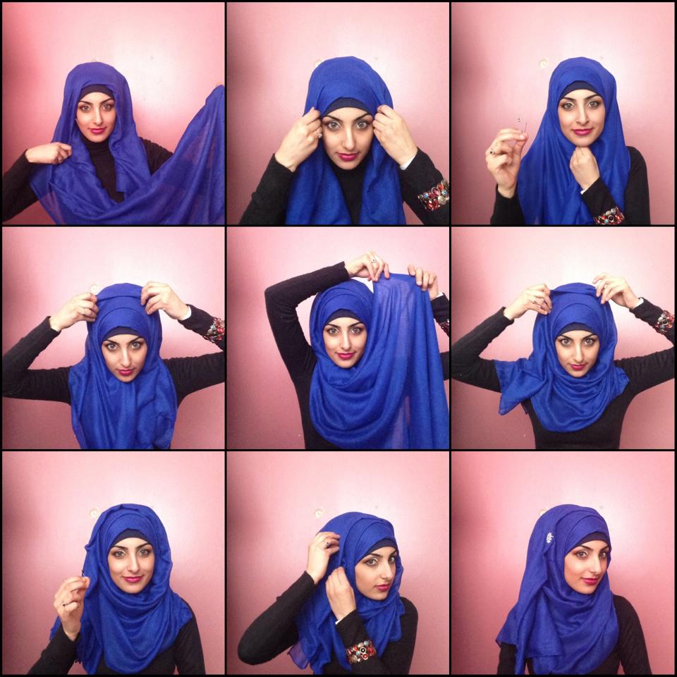 Fashion 2024 simple hijab