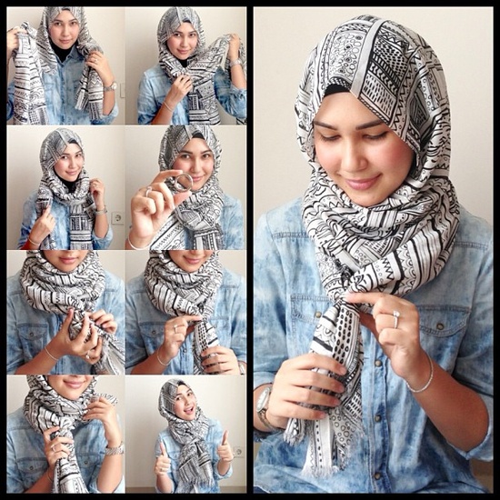 21+ Beautiful Hijab Styles and Scarf Wearing Ideas