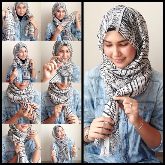 21 Beautiful Hijab Styles and Scarf Wearing Ideas