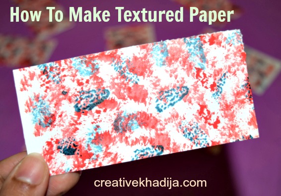 how-to-make-textured-paper-card-making