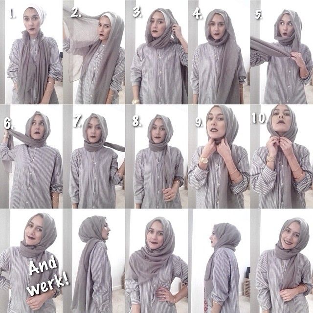 How To Wear Modern Hijab Step By Step 