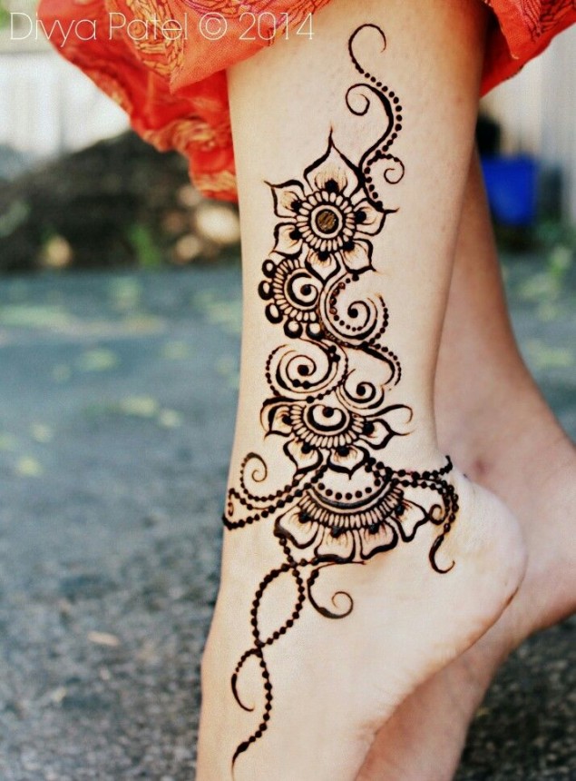 simple henna design for eid