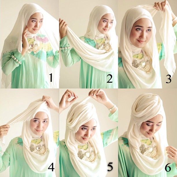simple stylish hijab