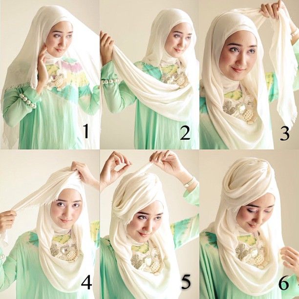 cara pakai modern hijab styles