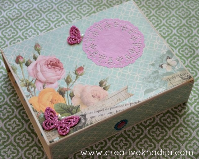 Jewelry Box Decoupage