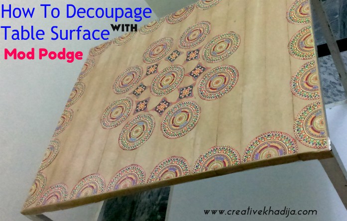 how to decoupage