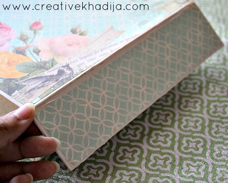 How To Decoupage Box With Scrapbook Paper