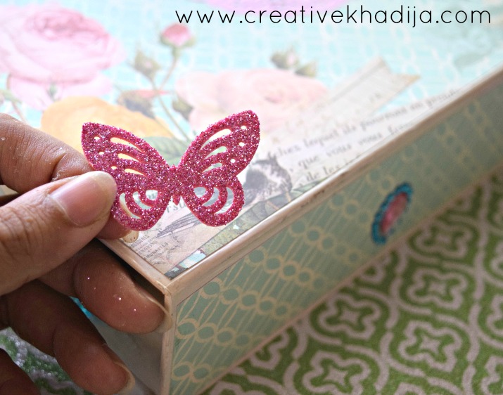 How To Decoupage Box With Scrapbook Paper